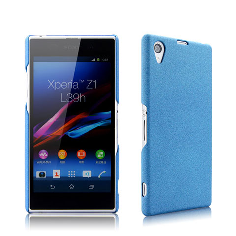 Cover Plastica Rigida Opaca per Sony Xperia Z1 L39h Blu