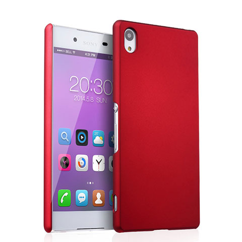 Cover Plastica Rigida Opaca per Sony Xperia Z3+ Plus Rosso