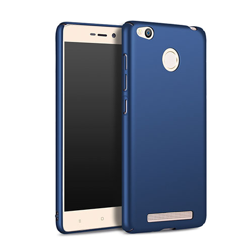 Cover Plastica Rigida Opaca per Xiaomi Redmi 3S Blu