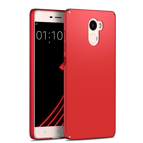 Cover Plastica Rigida Opaca per Xiaomi Redmi 4 Standard Edition Rosso