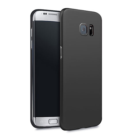 Cover Plastica Rigida Opaca Q02 per Samsung Galaxy S7 Edge G935F Nero