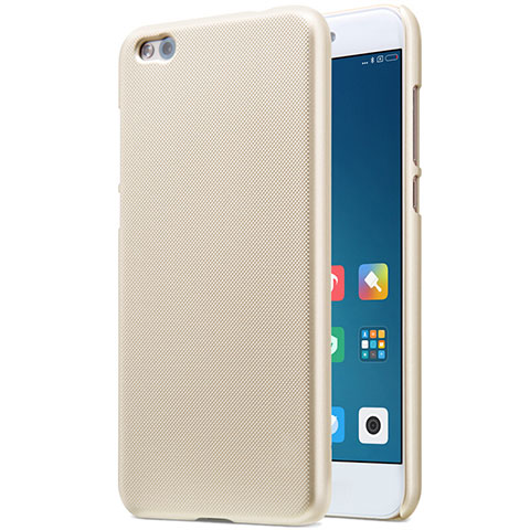 Cover Plastica Rigida Perforato per Xiaomi Mi 5C Oro