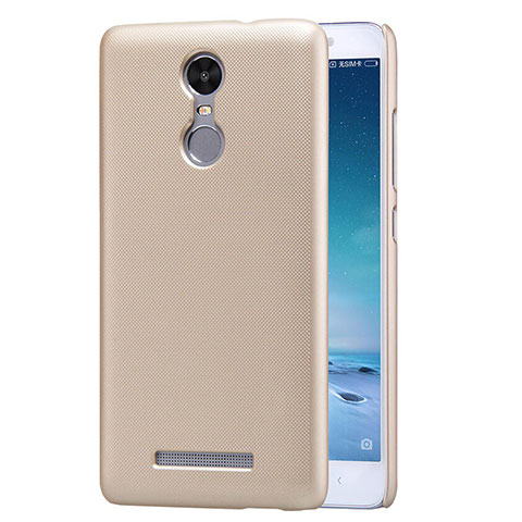 Cover Plastica Rigida Perforato per Xiaomi Redmi Note 3 MediaTek Oro