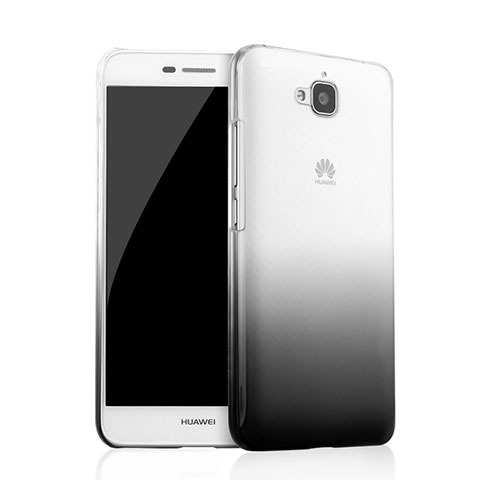 Cover Plastica Trasparente Rigida Sfumato per Huawei Enjoy 5 Nero