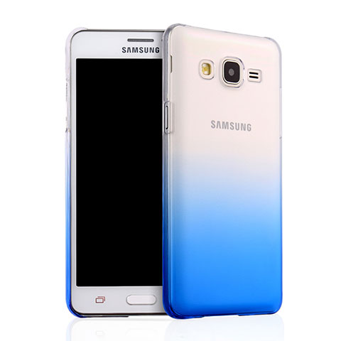 Cover Plastica Trasparente Rigida Sfumato per Samsung Galaxy On5 Pro Blu