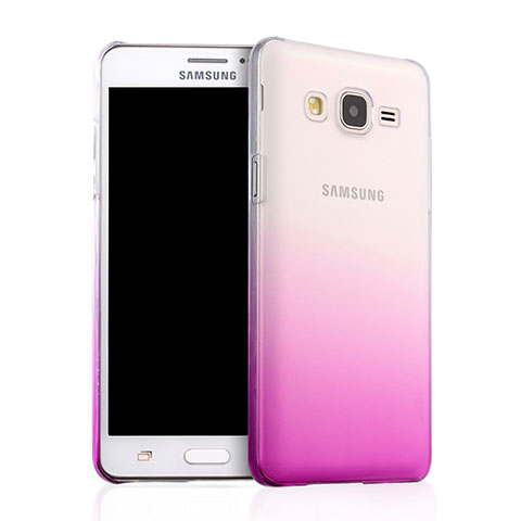 Cover Plastica Trasparente Rigida Sfumato per Samsung Galaxy On5 Pro Rosa