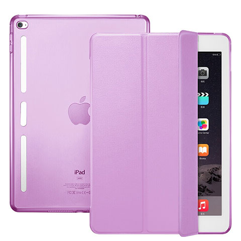 Cover Portafoglio In Pelle con Supporto L06 per Apple iPad Mini 4 Rosa