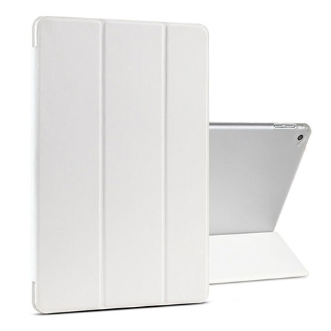 Cover Portafoglio In Pelle con Supporto per Apple iPad Air 2 Bianco