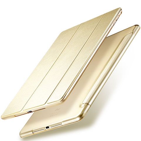 Cover Portafoglio In Pelle con Supporto per Apple New iPad 9.7 (2017) Oro