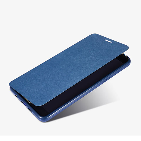 Cover Portafoglio In Pelle con Supporto per Samsung Galaxy A9 (2016) A9000 Blu