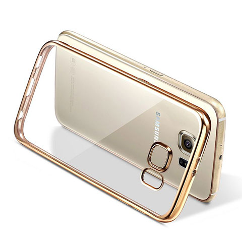 Cover Silicone Trasparente Opaca Laterale per Samsung Galaxy Note 5 N9200 N920 N920F Oro