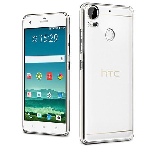 Cover Silicone Trasparente Ultra Slim Morbida per HTC Desire 10 Pro Chiaro