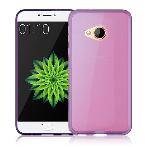 Cover Silicone Trasparente Ultra Slim Morbida per HTC U Play Rosa