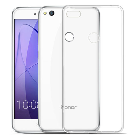 Cover Silicone Trasparente Ultra Slim Morbida per Huawei Honor 8 Lite Chiaro