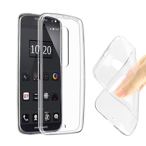 Cover Silicone Trasparente Ultra Slim Morbida per Motorola Moto X Style Chiaro