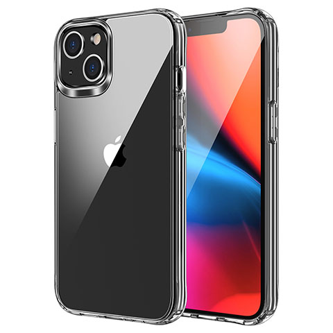 Cover Silicone Trasparente Ultra Sottile Morbida A03 per Apple iPhone 13 Chiaro