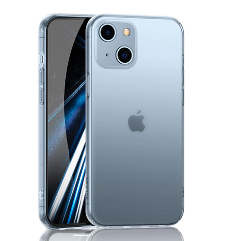 Cover Silicone Trasparente Ultra Sottile Morbida C02 per Apple iPhone 14 Plus Chiaro