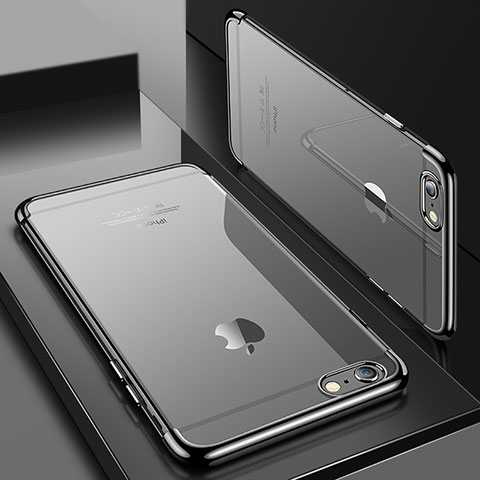 Cover Silicone Trasparente Ultra Sottile Morbida H04 per Apple iPhone 7 Grigio