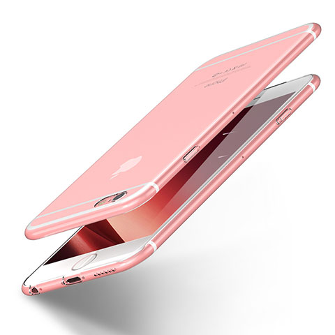 Cover Silicone Trasparente Ultra Sottile Morbida H09 per Apple iPhone 6 Chiaro