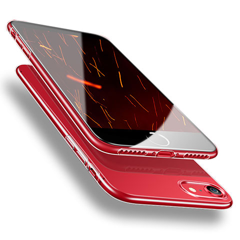 Cover Silicone Trasparente Ultra Sottile Morbida H09 per Apple iPhone 7 Chiaro