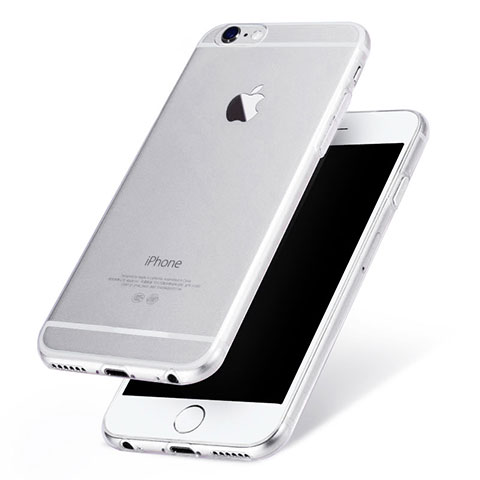 Cover Silicone Trasparente Ultra Sottile Morbida H10 per Apple iPhone 6S Chiaro