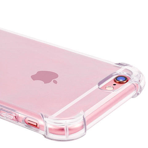 Cover Silicone Trasparente Ultra Sottile Morbida H11 per Apple iPhone 6 Chiaro