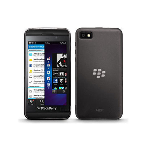 Cover Silicone Trasparente Ultra Sottile Morbida per Blackberry Z10 Grigio