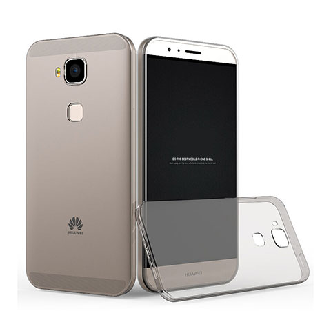 Cover Silicone Trasparente Ultra Sottile Morbida per Huawei G7 Plus Grigio