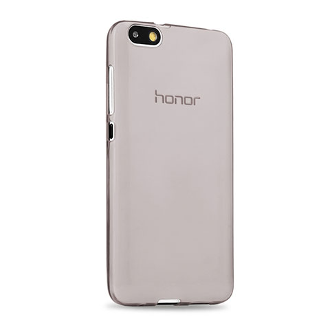 Cover Silicone Trasparente Ultra Sottile Morbida per Huawei Honor 4X Grigio