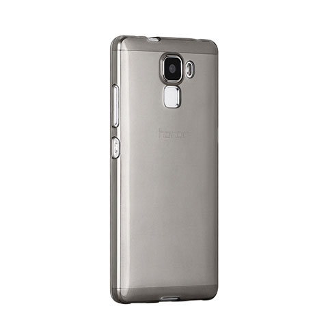 Cover Silicone Trasparente Ultra Sottile Morbida per Huawei Honor 7 Grigio