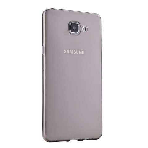 Cover Silicone Trasparente Ultra Sottile Morbida per Samsung Galaxy A9 (2016) A9000 Grigio