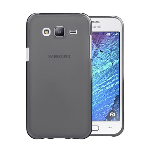 Cover Silicone Trasparente Ultra Sottile Morbida per Samsung Galaxy J5 SM-J500F Grigio