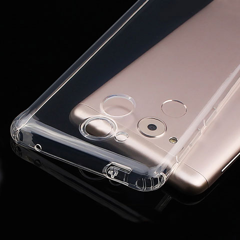 Cover Silicone Trasparente Ultra Sottile Morbida T01 per Huawei Enjoy 6S Chiaro