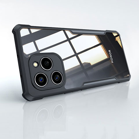 Cover Silicone Trasparente Ultra Sottile Morbida T02 per Huawei Honor 60 SE 5G Nero
