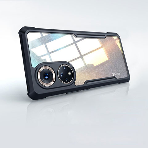 Cover Silicone Trasparente Ultra Sottile Morbida T02 per Huawei Nova 9 Nero