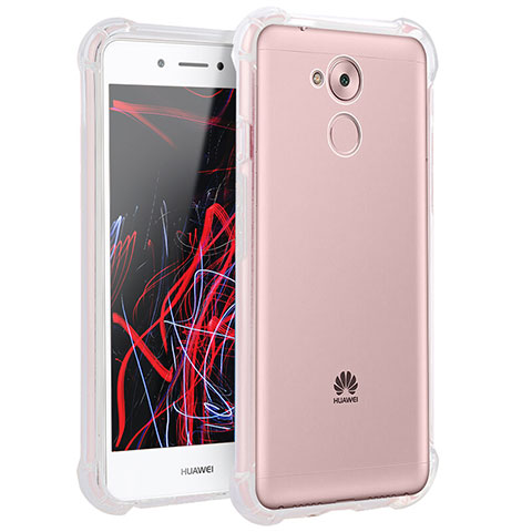 Cover Silicone Trasparente Ultra Sottile Morbida T02 per Huawei Nova Smart Chiaro