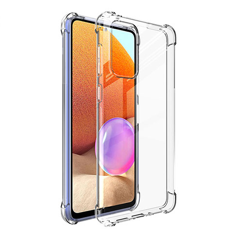 Cover Silicone Trasparente Ultra Sottile Morbida T02 per Samsung Galaxy A73 5G Chiaro