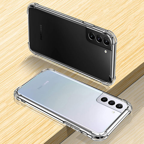 Cover Silicone Trasparente Ultra Sottile Morbida T02 per Samsung Galaxy S20 FE (2022) 5G Chiaro