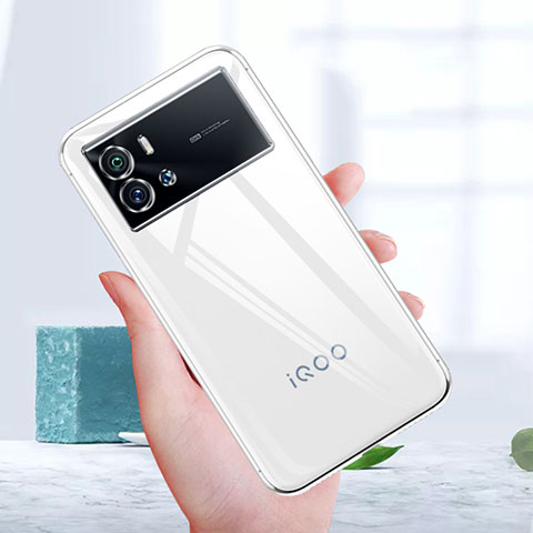 Cover Silicone Trasparente Ultra Sottile Morbida T02 per Vivo iQOO 9 5G Chiaro
