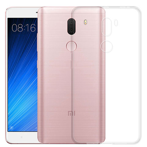 Cover Silicone Trasparente Ultra Sottile Morbida T02 per Xiaomi Mi 5S Plus Chiaro