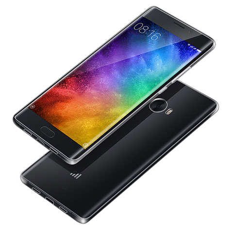 Cover Silicone Trasparente Ultra Sottile Morbida T02 per Xiaomi Mi Note 2 Chiaro