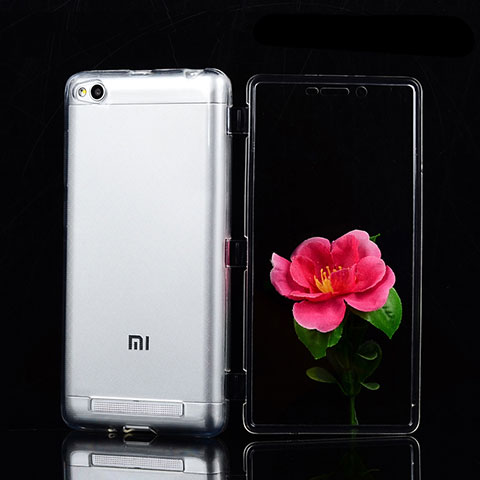 Cover Silicone Trasparente Ultra Sottile Morbida T02 per Xiaomi Redmi 3 Chiaro