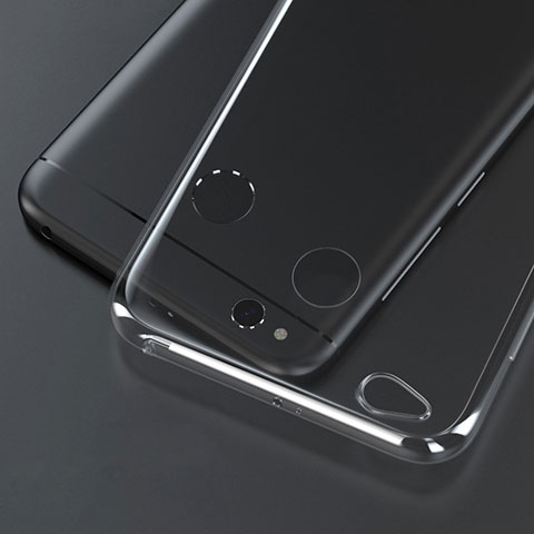 Cover Silicone Trasparente Ultra Sottile Morbida T02 per Xiaomi Redmi 4X Chiaro