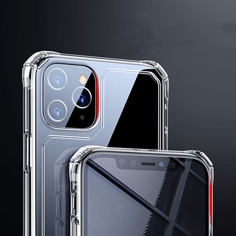 Cover Silicone Trasparente Ultra Sottile Morbida T03 per Apple iPhone 11 Pro Chiaro