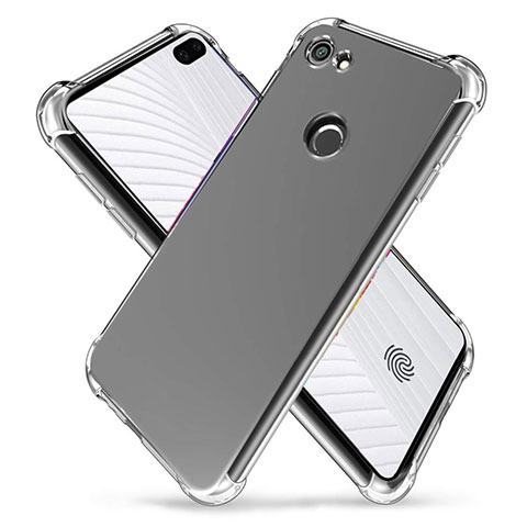 Cover Silicone Trasparente Ultra Sottile Morbida T03 per Google Pixel 3a Chiaro