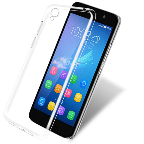 Cover Silicone Trasparente Ultra Sottile Morbida T03 per Huawei Honor 4A Chiaro