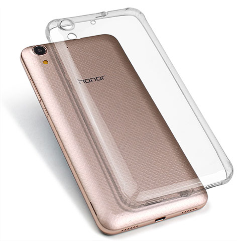 Cover Silicone Trasparente Ultra Sottile Morbida T03 per Huawei Honor Holly 3 Chiaro