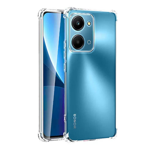 Cover Silicone Trasparente Ultra Sottile Morbida T03 per Huawei Honor X7a Chiaro