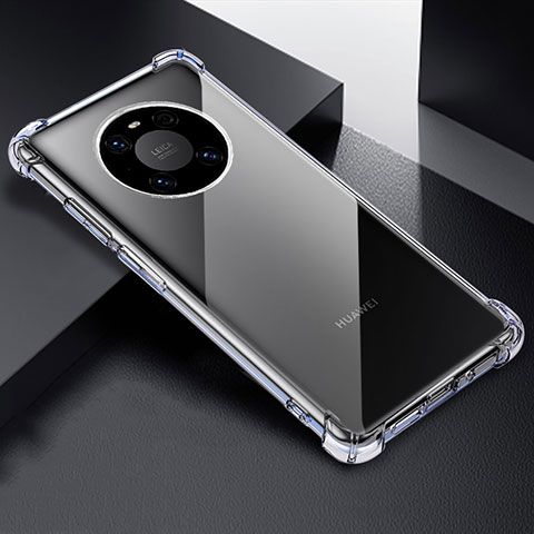 Cover Silicone Trasparente Ultra Sottile Morbida T03 per Huawei Mate 40 Pro Chiaro