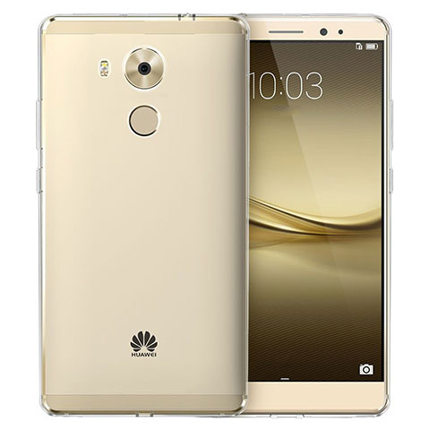 Cover Silicone Trasparente Ultra Sottile Morbida T03 per Huawei Mate 8 Chiaro